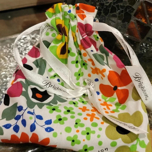 Brighton Shell Shimmer Long Blue Stone Necklace - Picture 7 of 8